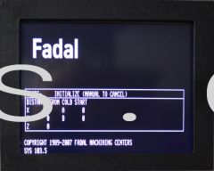 Fadal LCD Display, 12.1" CNC88(HS), BNC or VGA with Bezel & Remote